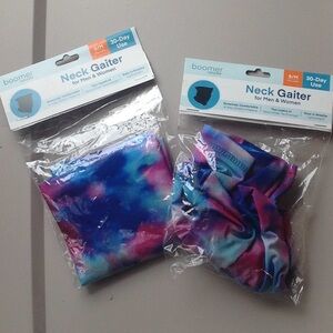 2 Purple Tie Dye Size S/M Neck Gaiter
